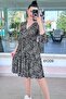 Double-Breasted Collar Helen Crepe Dress 6Y209