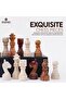 Marble Chess Set 12 Inch Handmade Travertine & Red Board Game - Tabletop & Home Décor - 4