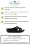 Women's Black Cross Daily Slippers 1802 - 7