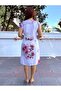 Italian Kaşkorse Linen Kozmoz Dress White - 3