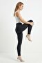 Ladybom Women's Black High Waist Tights - 4