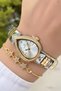 Women's Wristwatch - Adjustable Steel Band - Comes with a Bracelet Gift - 3