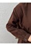 تونيك طويل من الموسلين بجيوب مخفية من ألاز - ML2105 بني - 2