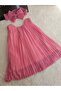 Pink Flared Pleated Dress - 5