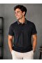 Men's Non-Shrink Cotton Fabric Non-Curling Polo Collar T-Shirt