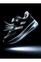 Unisex Black and White Lace-Up Single Velcro Baby Kids Sports Shoes Sneakers School Shoes - 3