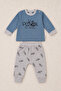 Baby Set Bicycle Pattern Water Based Printing Skin Friendly Long Sleeve 100% Cotton - 2