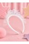 Princess crown with tulle details and stones - 2