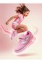 Girl's Pink and White Lace-Up Single Velcro Baby Kids Sports Shoes Sneakers School Shoes - 7