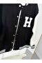 H Printed College Jacket - 2