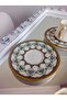 Bukle New Bone China Gold Coffee Cup Set for 6 People 80 ml Mother's Day Gift - 5