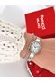 Steel Strap 2 Year Warranty 3 Atm Waterproof Women's Wristwatch + Bracelet Gift - 4