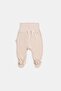 Natural Modal Cotton Newborn Baby Booties Bottom L Safari Ecru - 3