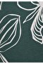 Regular Fit Round Neck Printed Men's Green Short Sleeve T-Shirt - 6