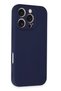 Ilkeshop New iPhone 16 Pro Case First Silicone (203958) - Navy Blue - 4