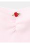 Pink embroidered cotton top - 7