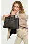 Brown Trocley Monogram Patterned Women's Hand and Shoulder Bag - 2