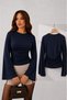 Modal Fabric Gathered Detail Wide Sleeve Women's Blouse 212 - 6
