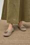 Hazel Beige Color Tasseled Women's Loafer - 4