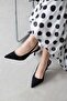 Raye Women's Heeled Fabric Shoes Black - 2