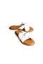 Nira White Bowknot Genuine Leather Women's Slippers - 3