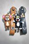 Tom and Jerry 3D Silicone Figured Keychain and Bag Accessory Set of 2 - 2
