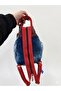Old Cotton Gabardine Small Backpack Colorful Bag - 3