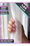 Premium Dense Slubbed Tulle Curtain 1/3 Real Dense Pleats No Ironing Required