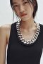 Chain-detail ribbed vest top - 3
