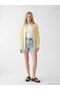 Nevavm Women's Jean Shorts with Ripped Detail