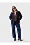 Nevavm Velvet Shirt Collar Women's Jean Jacket with a Difference - 2