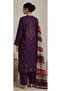 Deep Plum Embroidered– 3PC Set - 2