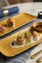 Wood 41 cm Porcelain Sushi Presentation Plate 2 Pieces Savana - 2