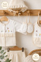 5-Piece Newborn Girl Baby Hospital Discharge Set Zibin Set Baby Hospital Discharge Gift Hospital Discharge - 3