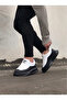 Jy507 Alone Lace-Up Leather Men's Casual Sneaker Shoes Cst White/Black - 3