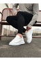 Jy507 Alone Lace-Up Leather Men's Casual Sneaker Shoes Cbt White - 2