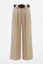 Quzu 26Ypnt01887 Women's Belt Detailed Trousers - 2