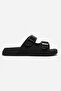 Women's Troklu Double Buckle Slippers Black - 2