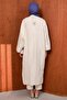 Ecru Buttoned Muslin Tunic - 5