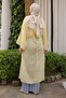 Yellow Slit Waist Tie Tunic - 5