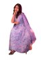 Lavender Floral Print Anarkali Suit Set with Dupatta - TRT1034 | Lavender-Size-M-38-Inches - 5