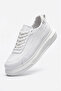 Vegan Leather Top Quality Lace-Up High-Sole Unisex Sneaker