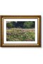 Premium Nature Field Wildflowers Canvas Gold Frame 40x60 cm Decor