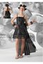 Graduation Dress Girl Child Teenage Girl Strap Taffeta Trailing Evening Dress_Mnvs998