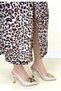 Women's Heeled Shoes Beige Patent Leather Classic Stylish Bonwe - 3