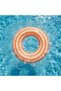 Inflatable Swimming Ring, 35" Vintage Stripe Inflatable Tube Pool Float, Large Pool Float for Adults Children Inner Tube, Inflatable Floating Pool Rings with Air Valve - 7