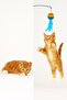 Vacuum Furry Cat Fishing Rod: Hands-Free Interactive Play Stick with Strong Suction Cup - 5