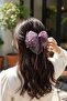 Bowknot Buckle Chiffon Fabric Satin Ribbon Crystal Beaded Buckle