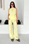 Women's Belt Detailed Casual Lined Suit