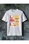 Los Angeles City Lights Printed Oversize T-Shirt